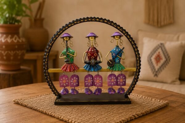 HANDCRAFTED SAILBOAT TABLE DECOR WITH CLOCK
